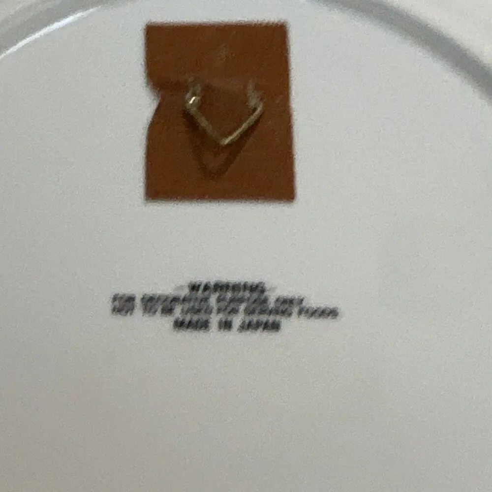 Heart of the Amish Country Decorative Plate Gold Rim Hex Signs Horse Buggy Japan